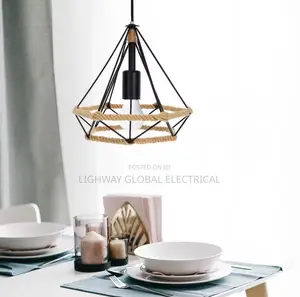 Wrought Single Basket Pendant