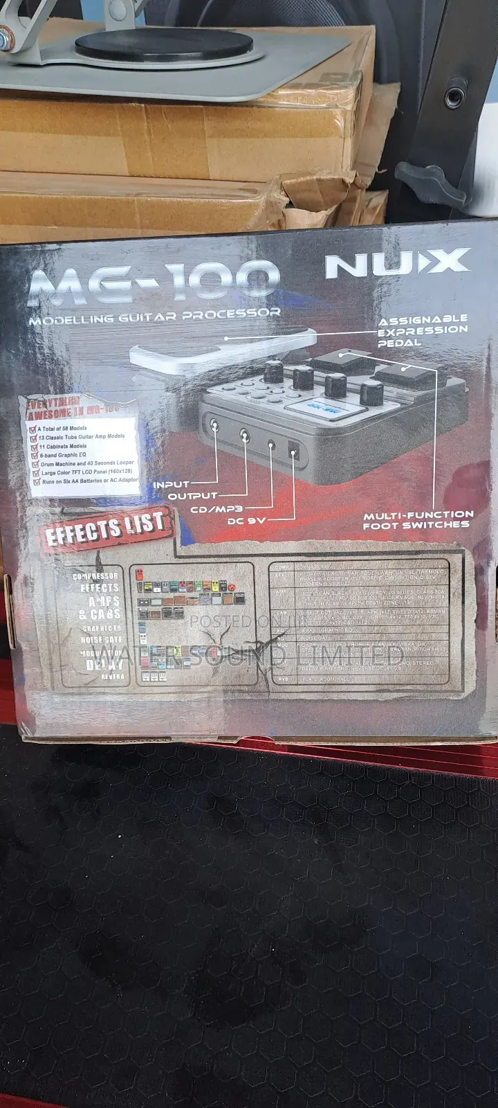 Mg-100 Modelling Guitar Processor