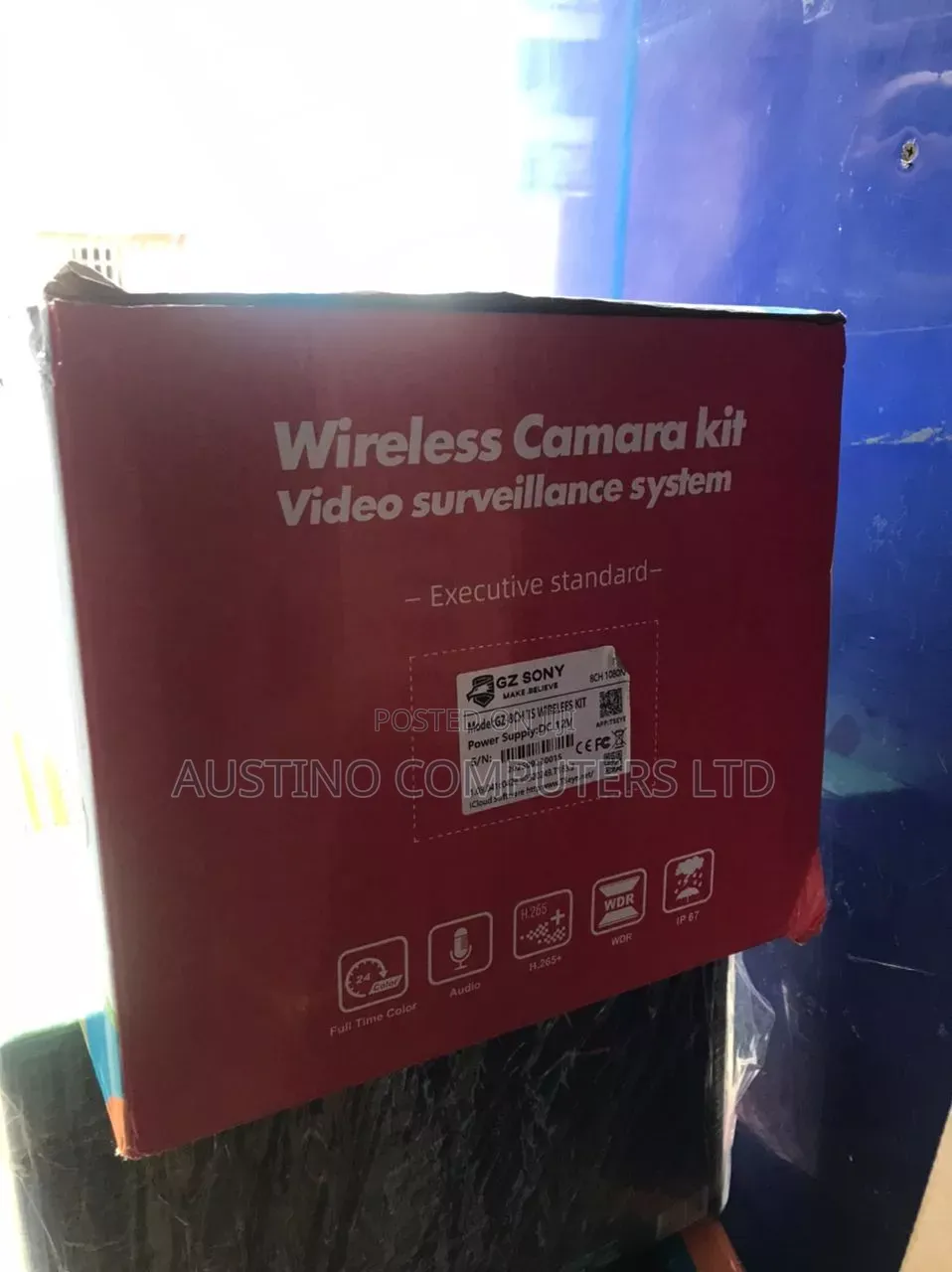 Full Color Vu Wireless Camera Kit Video Surveillance System