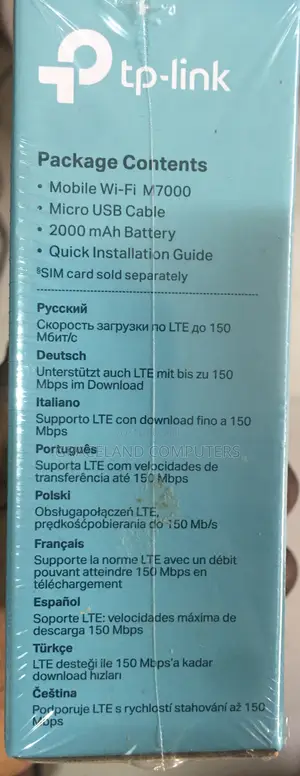 Tp-Link M7000 | 4g Lte Mobile Wi-Fi (Tp-Link Mifi)