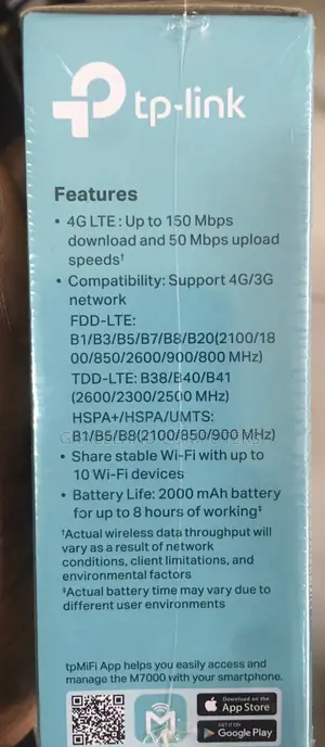 Tp-Link M7000 | 4g Lte Mobile Wi-Fi (Tp-Link Mifi)