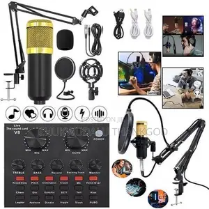 Professional Sound Card Set, Professionalmpodcast, Pc Microphone,