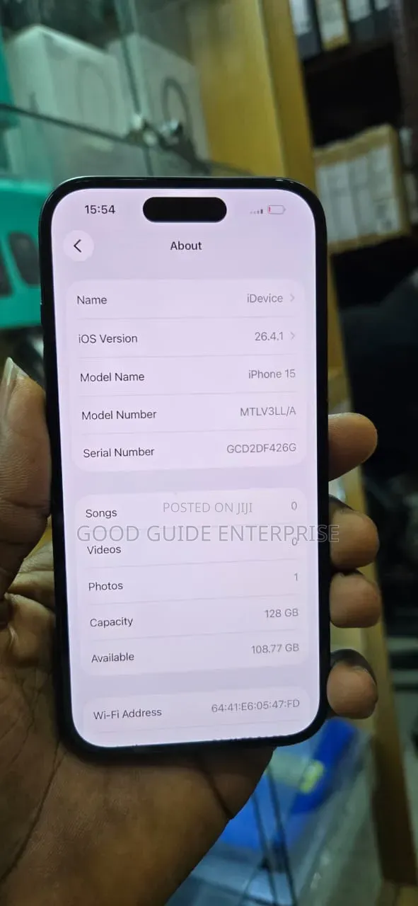 Apple iPhone 15 128 GB Gray
