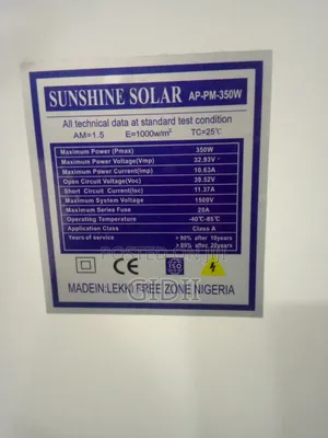 350w Mono Panel