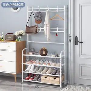 4 Layer Shoe Rack With Hat