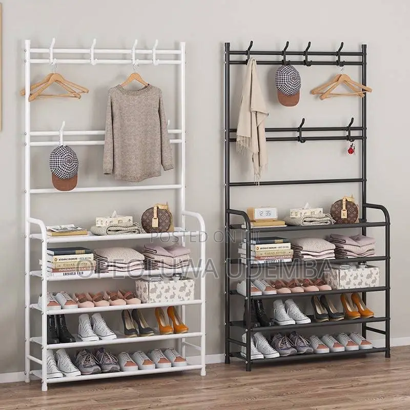 4 Layer Shoe Rack With Hat