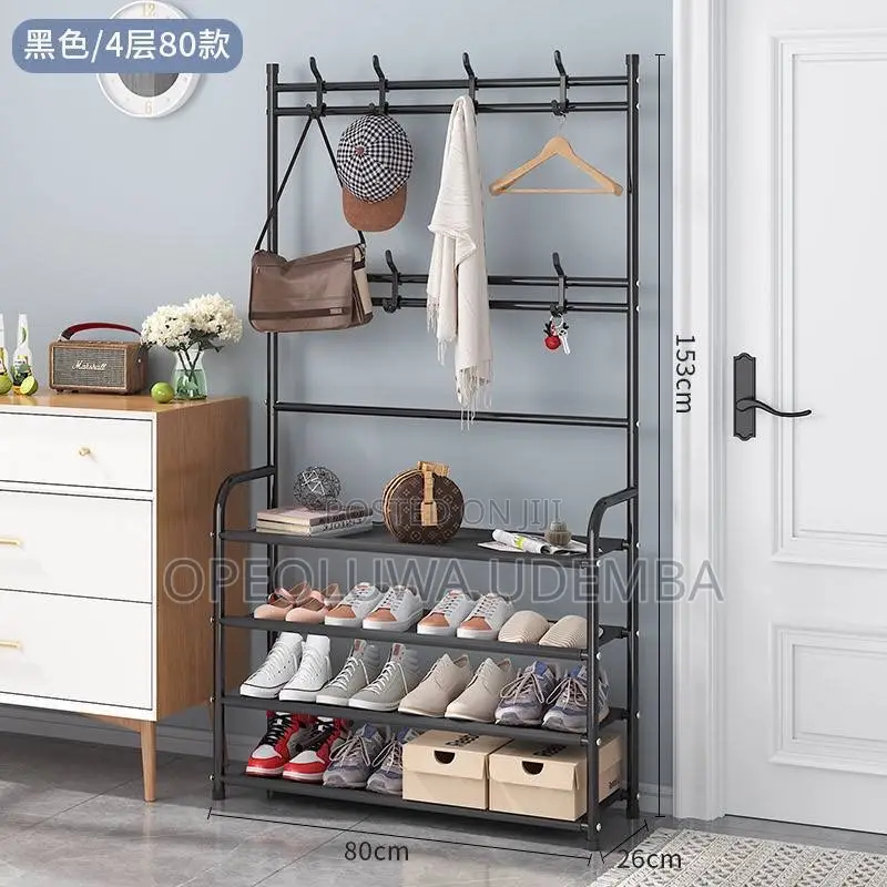 4 Layer Shoe Rack With Hat
