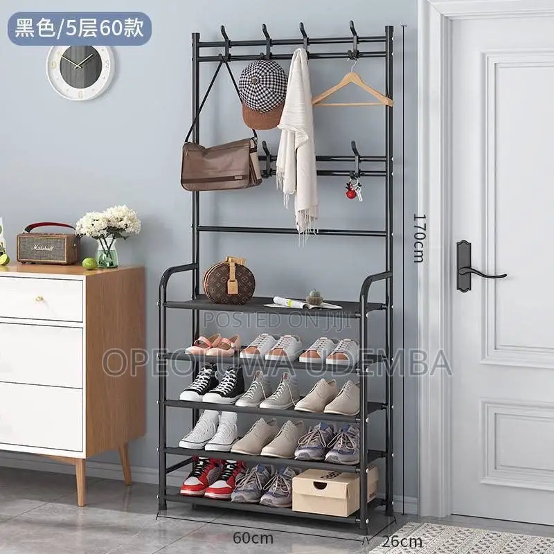 4 Layer Shoe Rack With Hat