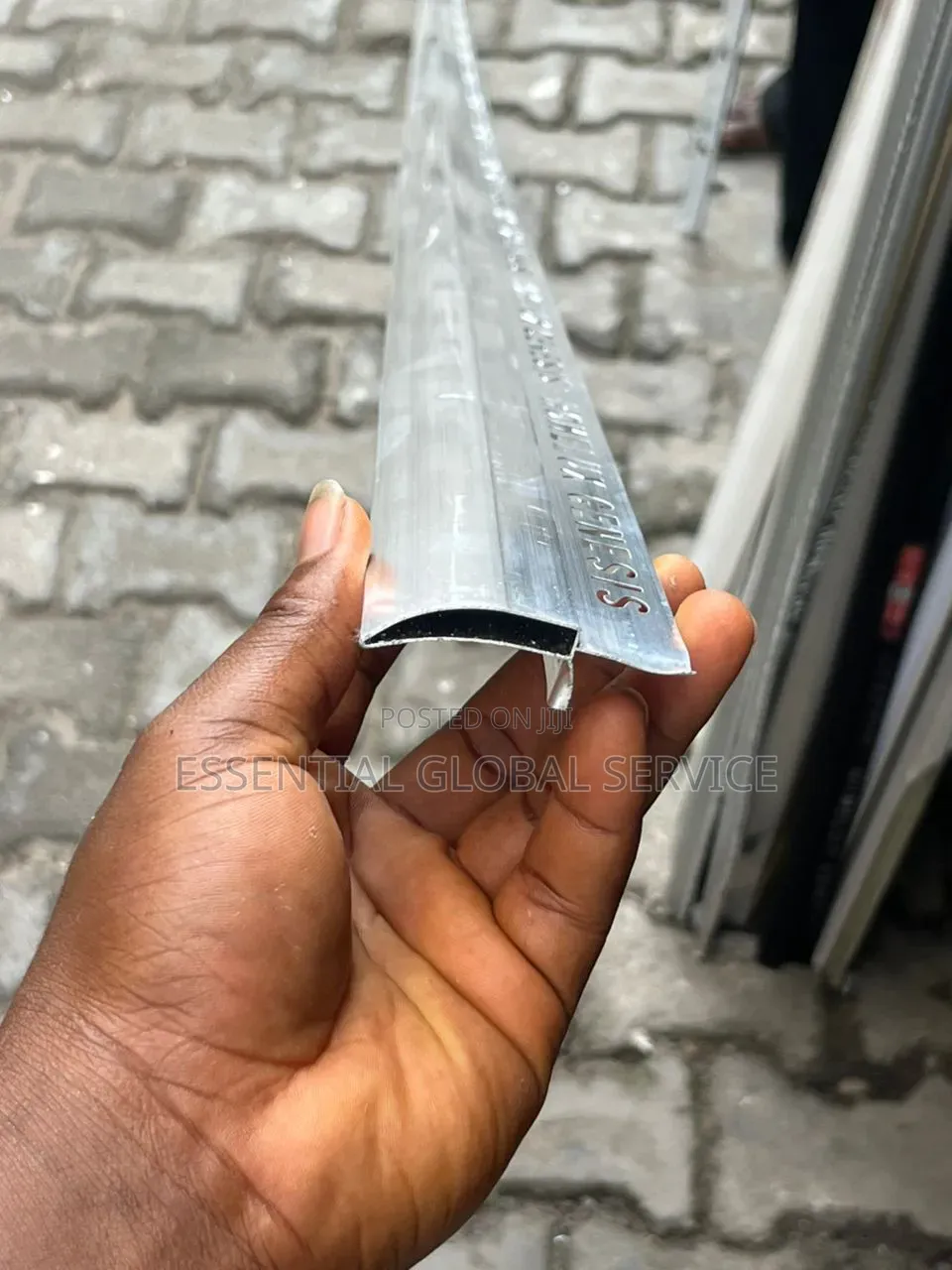 Silver Genesis Aluminum Tile Profile
