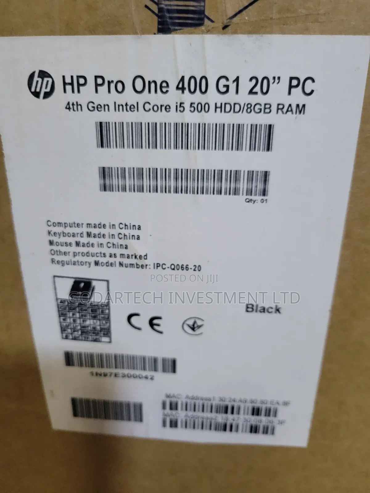 New Desktop Computer HP AiO 22 8GB Intel Core i3 HDD 500GB