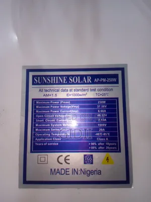 250w Mono Panel