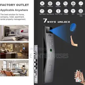 Palm 3d Face Recognition Smart Lock With Camera 2 Way Audio Tuya
