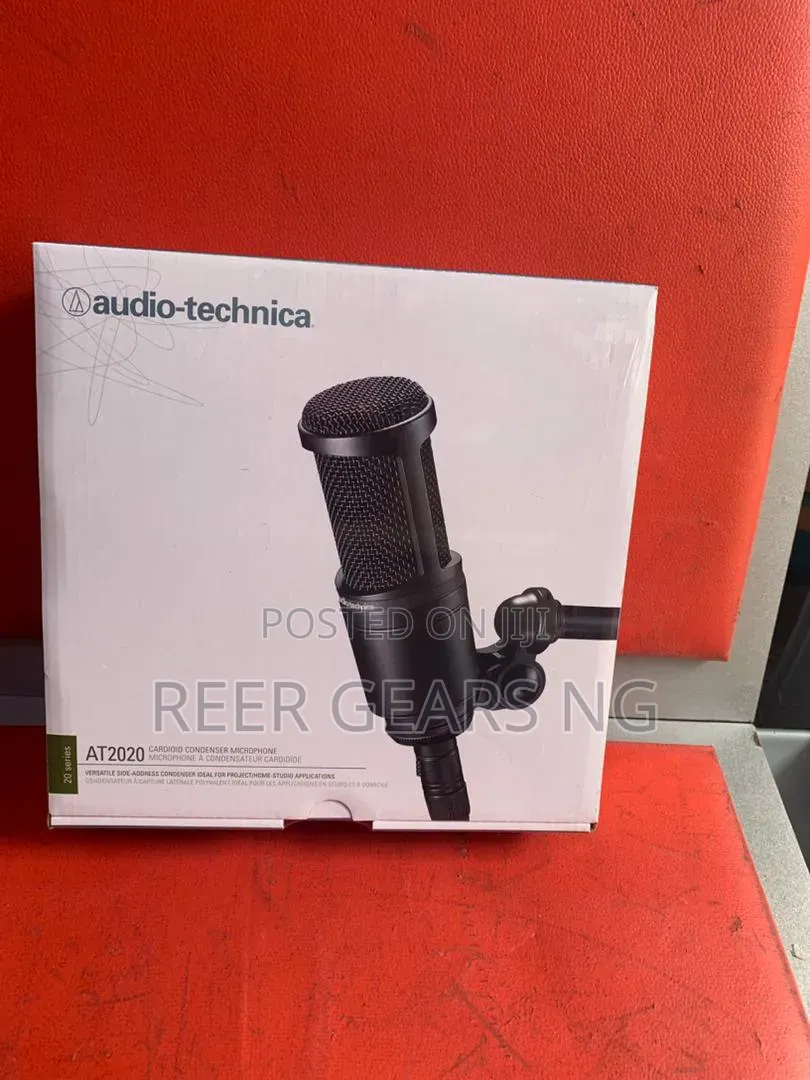 Audio-Technica At2020 Cardioid Condenser Microphone