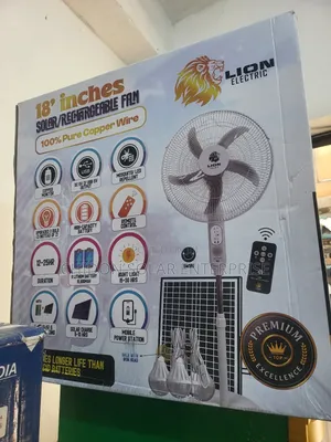 18inches Lion Solar Fan