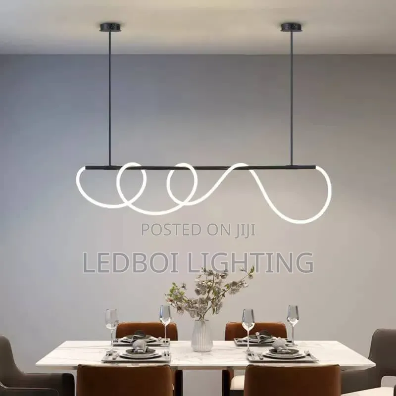 Neon Drop Chandelier