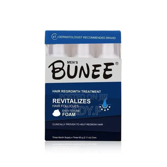 Bunee Signature 5% Minoxidil Hair Growth Treatment, Aerosol 3 in 1