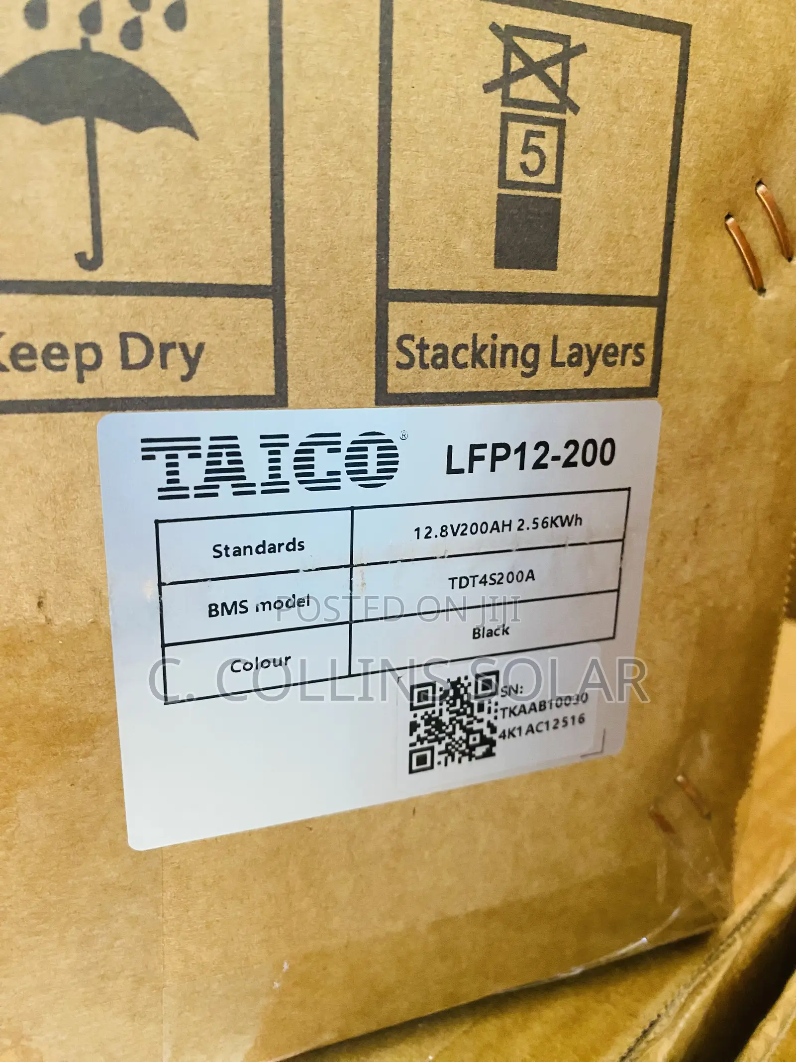Taico 2.56kwh 12volts Lithium Battery