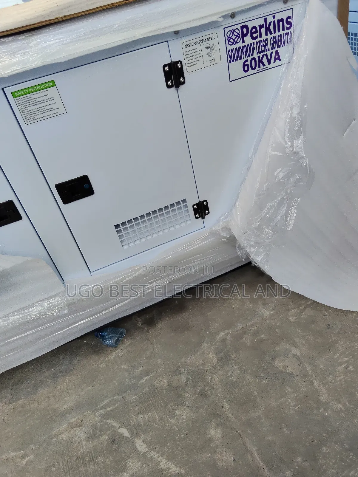 60kva Perkins Soundproof Generator  Copper Coil