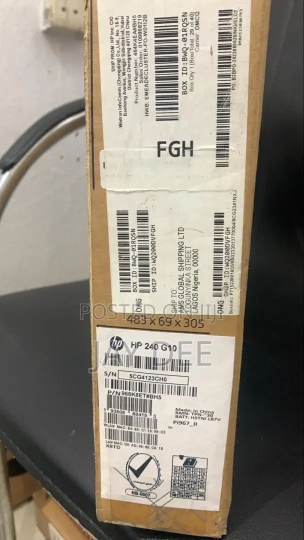 New Laptop HP 240 8GB Intel Core i3 SSD 256GB