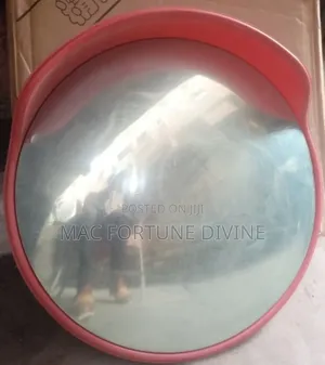 High Quality New Red Colour Covex Safety Mirror