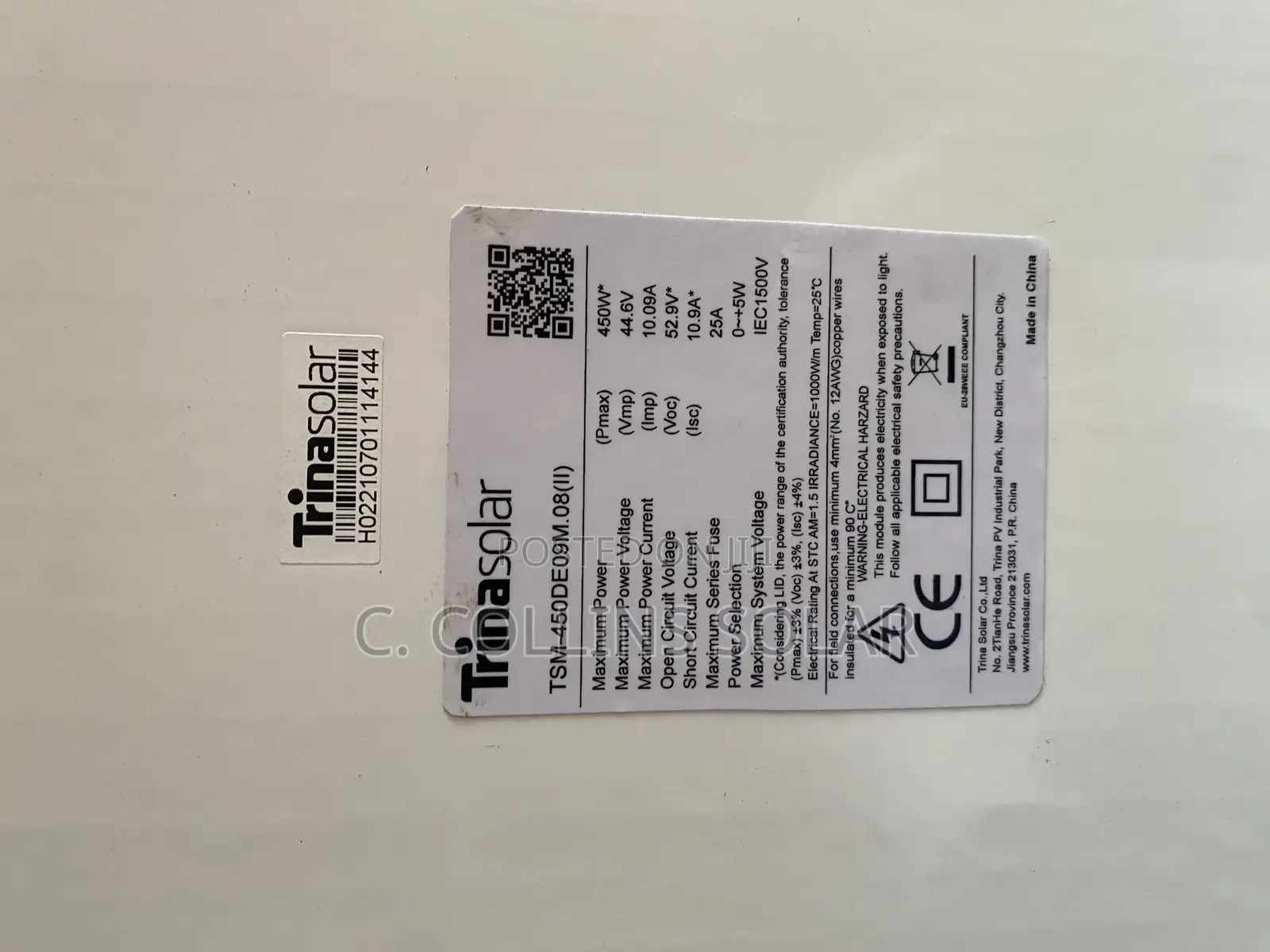 450w Solar Panel