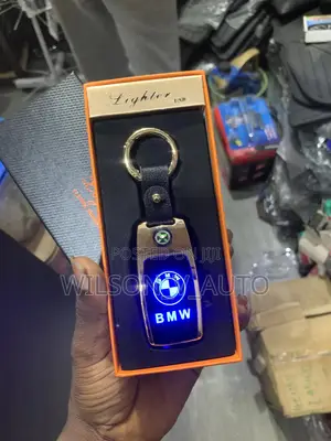 Luxury BMW 3-in-1 Usb Rechargeable Lighter Keychain With Led Light