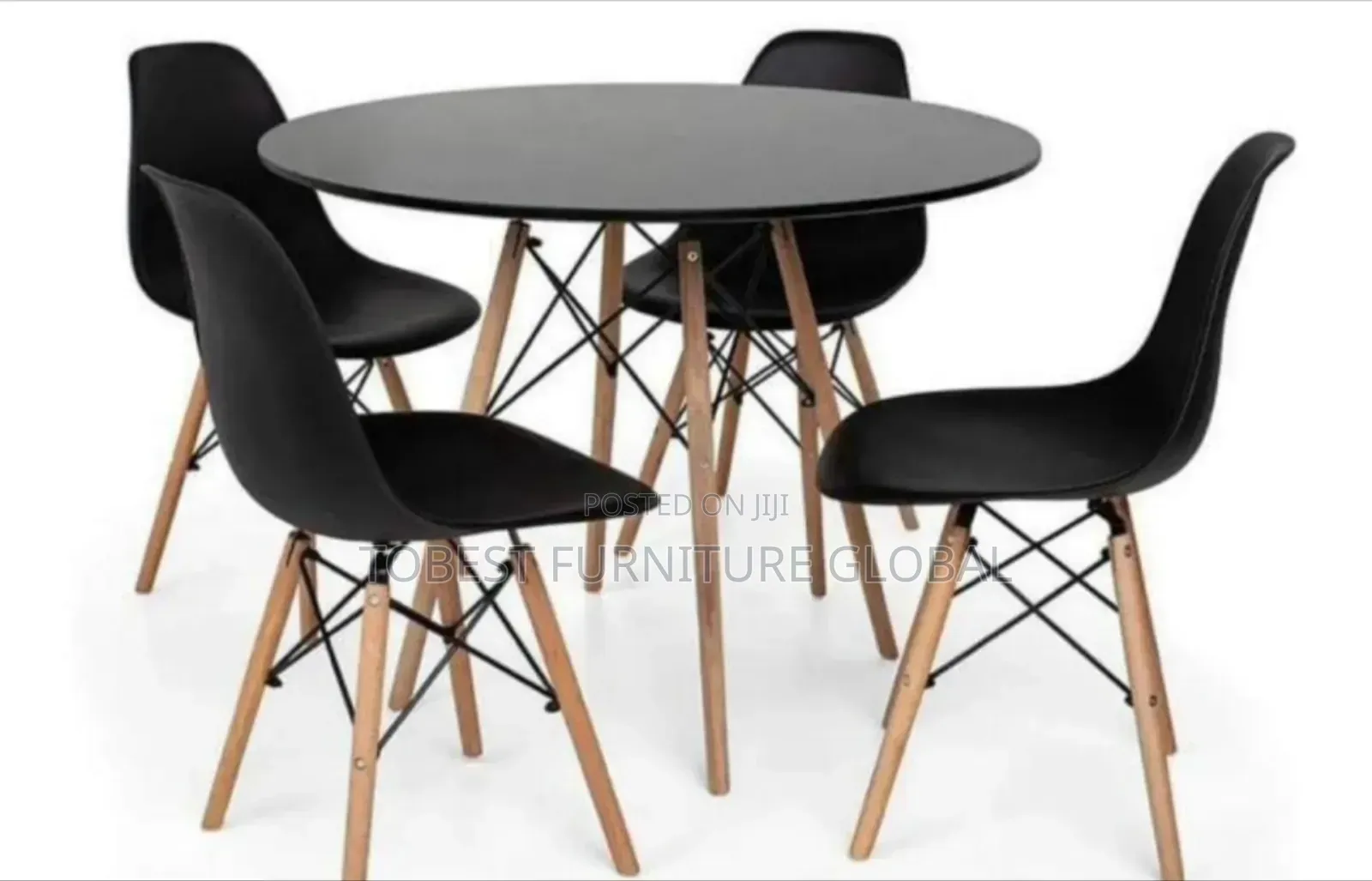 Mini Dining Table And Chairs(Black & White)