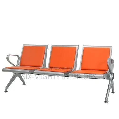 Modern 3 in 1 Pu Leather Visitors Waiting Chair