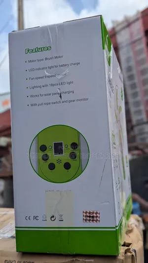 Iwin Energy Rechargeable Wall Fan (Model: Iw-2216)