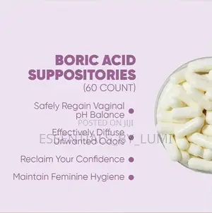 Boric Acid Uterus Healing Yoni Pops Suppositories/ Vaginal