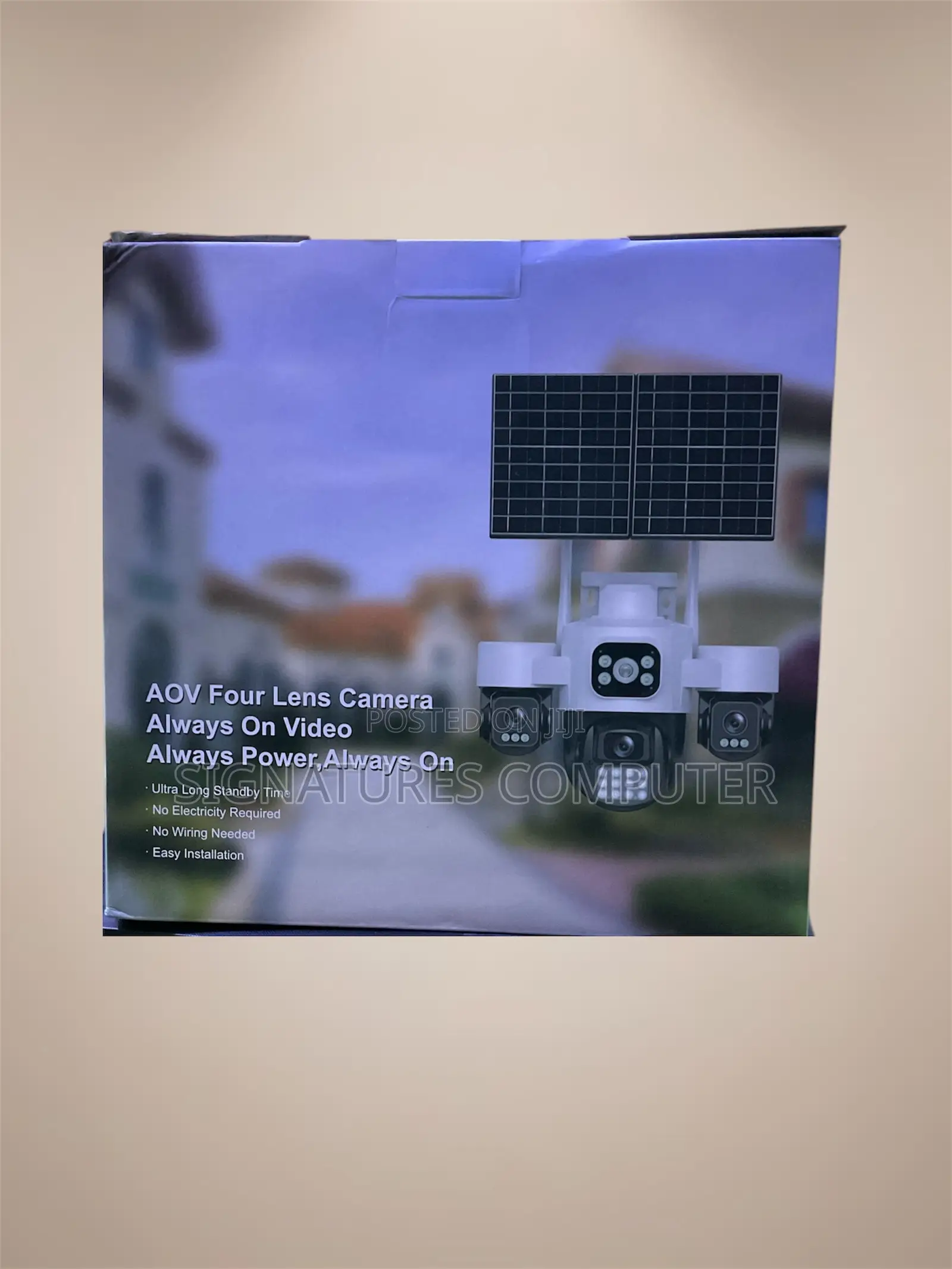 Aov Four Lens Solar Camera (Multi-Lens Cctv)