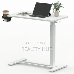 Height Adjustable Medical Bed Table With Hidden Casters, Roling Laptop