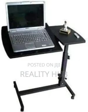Adjustable Rolling Laptop Desk - Adjustable Height180° Tiltable Laptop