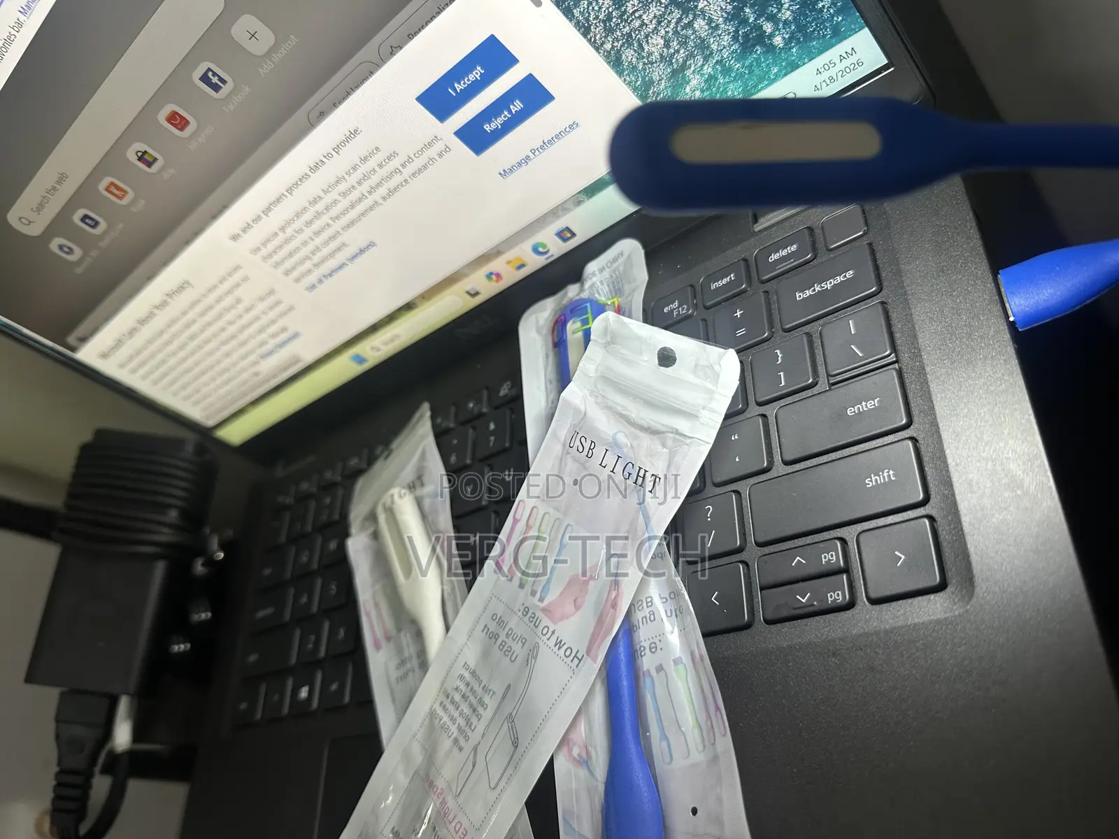 Usb Light for Laptop Keyboard (Night Use)