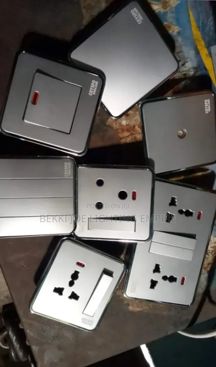 Durable Silver Switch And Socket Available