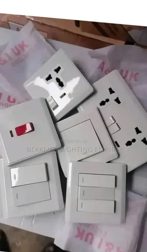 Fancy And Quality White Switch And Socket Available