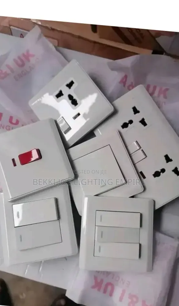 Fancy And Quality White Switch And Socket Available