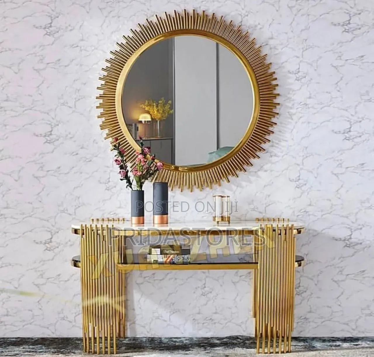 Luxury Console Mirror and Table (Very Big)
