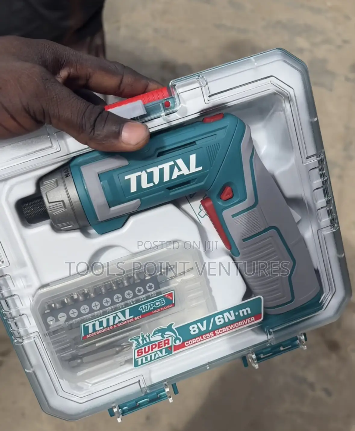 Total Cordless Screwdriver 8v