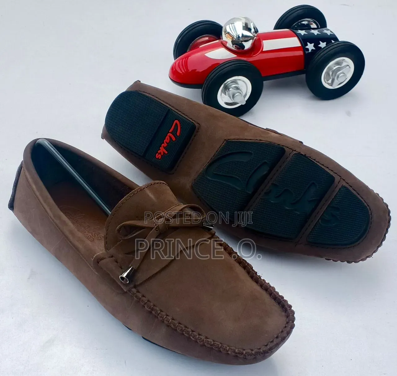 Lacoste Brown Suede Loafers