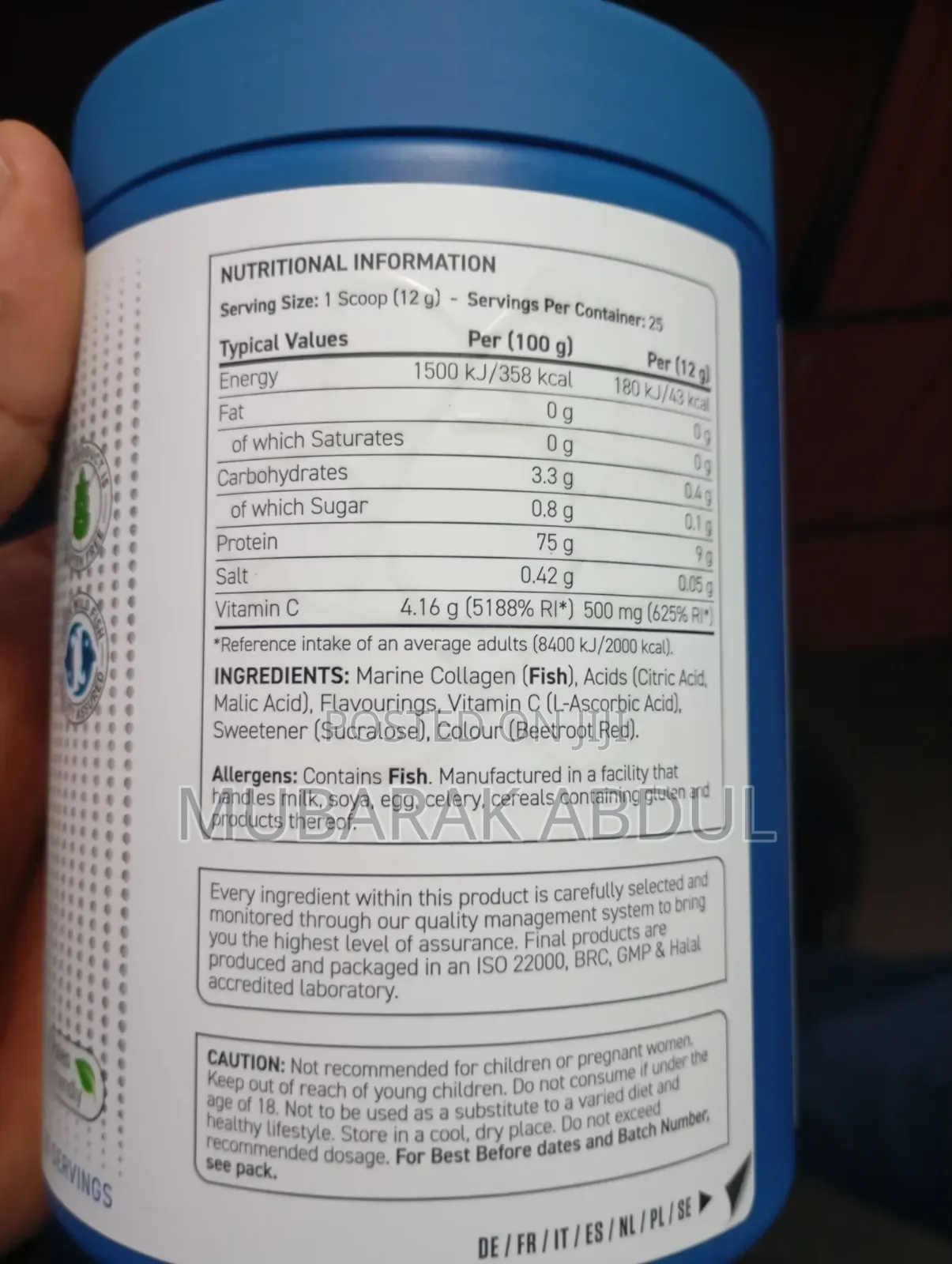 Applied Nutrition Marine Collagen