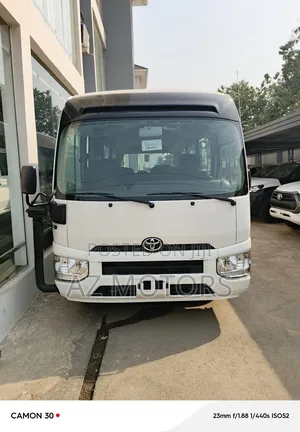 New Toyota Coaster 2025 White