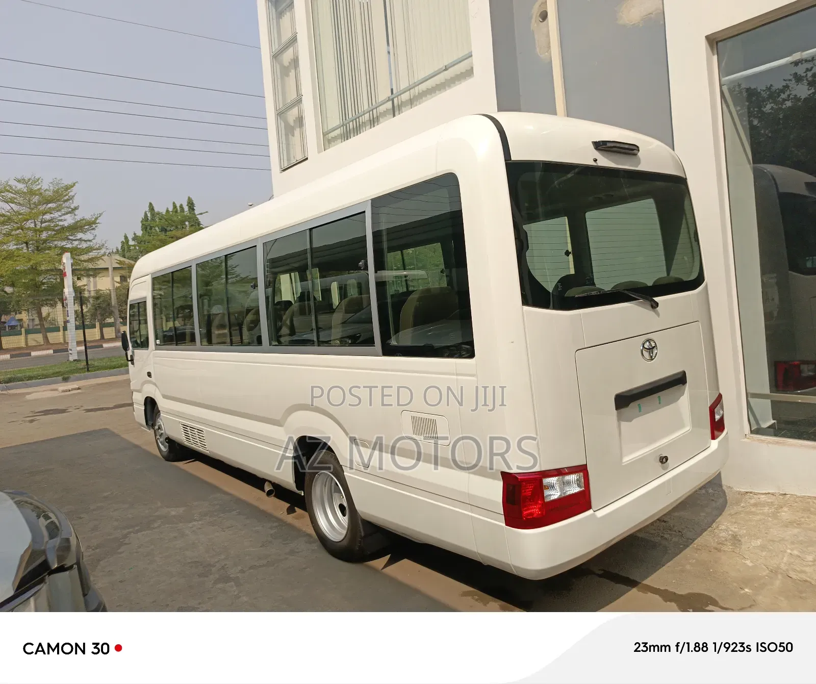 New Toyota Coaster 2025 White