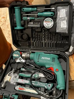 Total 115pcs Toolset With 680w Impact Drill.
