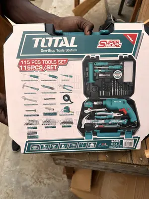 Total 115pcs Toolset With 680w Impact Drill.