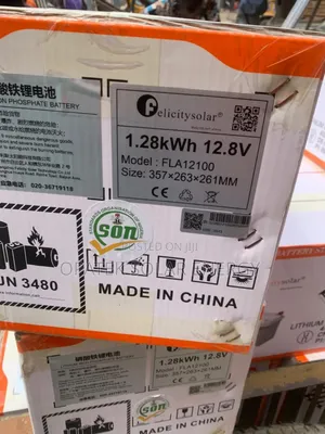 Felicity Lithium Battery 1.2kwh 12v Available