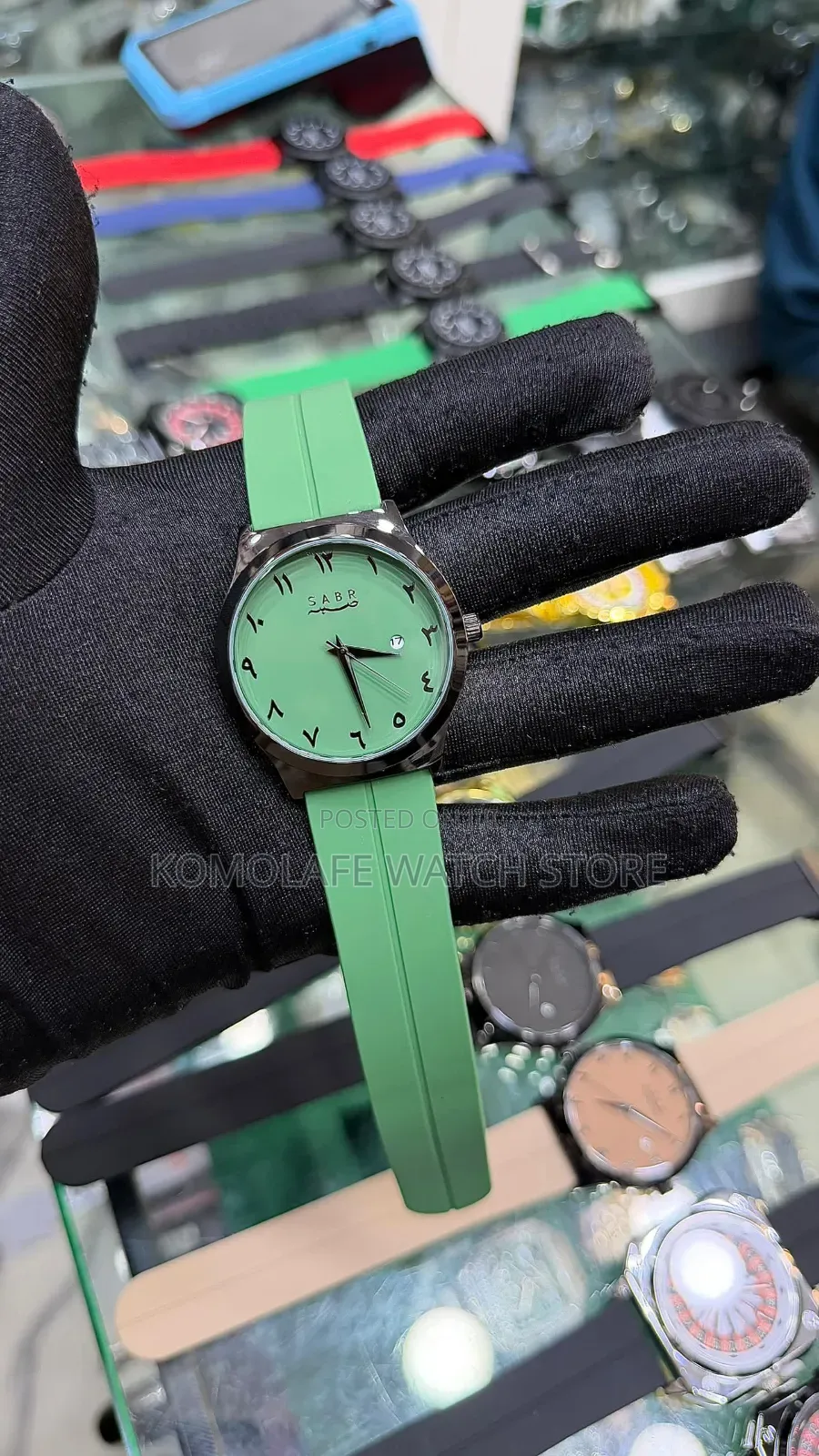 Sabr Rubber Analog Display