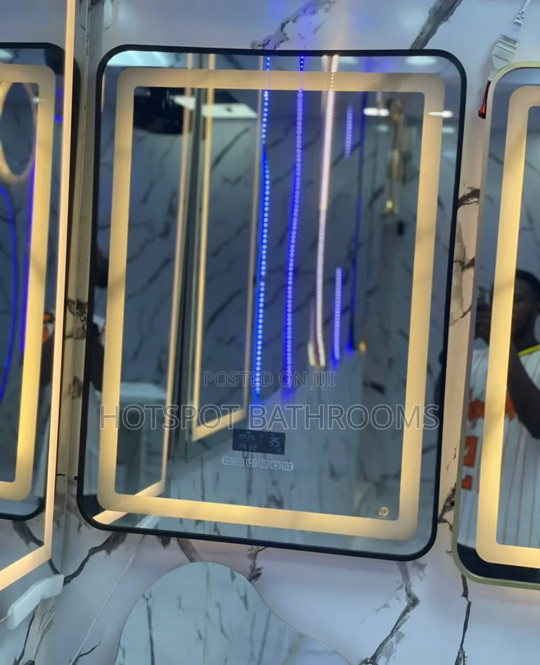 Led Mirror With Bluetooth Speaker