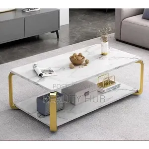 Quality Nordic Style (Faux Marble) Center Table Wooden 100cm 48cm 40cm