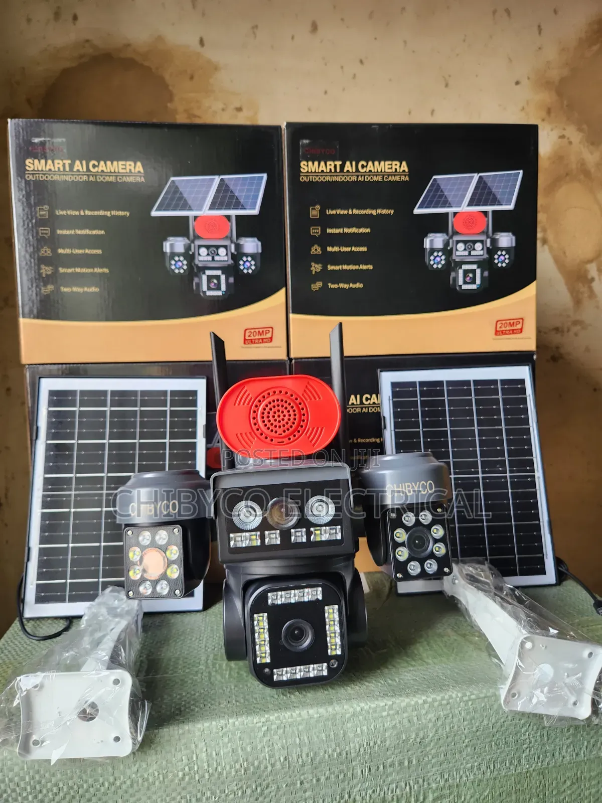 4lens Solar CCTV Camera